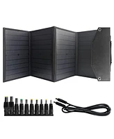 Alpha Digital Portable Power Station: 320W, 298Wh/93120mAh & 40W Solar Panel - Combo