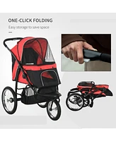 Streamdale Furniture Premium Dog Stroller Smooth Ride, Safe, and Comfortable