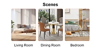 Streamdale Furniture Ultra Modern Dining Table Glamour and Functionality for Every Gathering