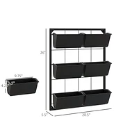 3-Tier Vertical Hanging Wall Planter for Outdoor and Indoor Spaces