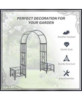 Versatile Wedding Arch & Garden Gate Delicate European Chic for Garden and Events