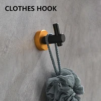 6 Piece Bathroom Towel Rack Set Wall Mount 0007