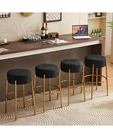 Streamdale Furniture Set of 2 Contemporary 30" High Bar Stools