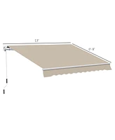 Streamdale Furniture Multi-Surface Adjustable Patio Awning for Sun Protection