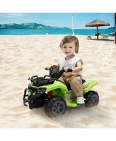 Streamdale Furniture Kids Ride-On Atv with Music, Lights, and Multiple Entertainment Options