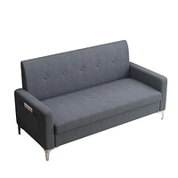 Sturdy and Cozy Sofa Comfortable Lounge with 57.1x24.4x30H Dimensions