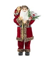 Glitzhome 35 H Oversized Christmas Traditional Santa Figurine