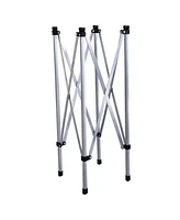 Roll Up Portable Folding Camping Square Aluminum Picnic Table