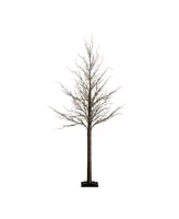 Nearly Natural 6ft. Pre-Lit Artificial Twig Tree with 480 Warm White Led Lights