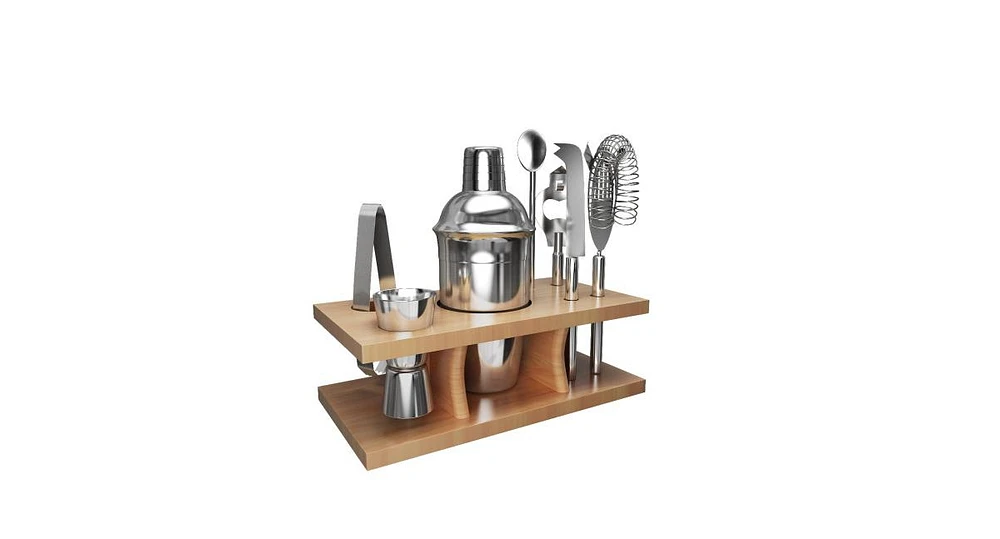 Slickblue Stainless Steel Cocktail Shaker Mixer Bar Set