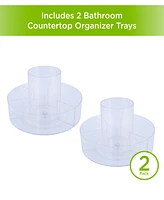 Kenney Lazy Susan Rotating Countertop Organizer, 5 Compartment, Set of 2