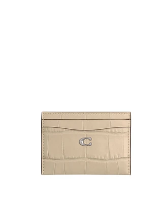 Coach Embossed Leather Essential Card Case