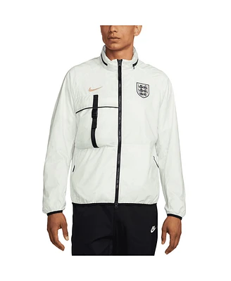 Nike Men's White England National Team 2024 Halo Anthem Full-Zip Jacket