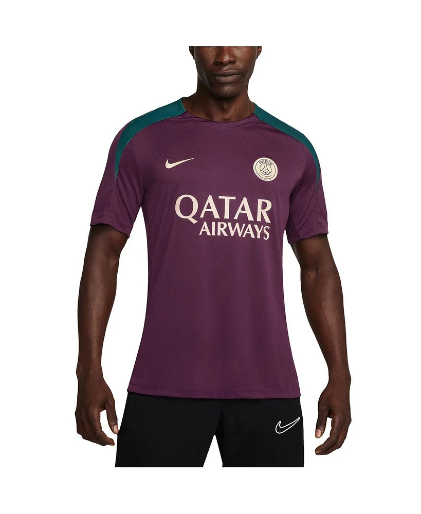 Nike Men's Burgundy Paris Saint-Germain 2024/25 Strike Performance Jersey