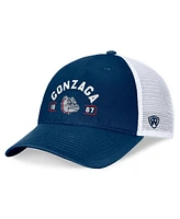 Top of the World Men's Navy/White Gonzaga Bulldogs Free Kick Trucker Adjustable Hat