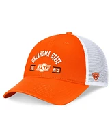 Top of the World Men's Orange/White Oklahoma State Cowboys Free Kick Trucker Adjustable Hat