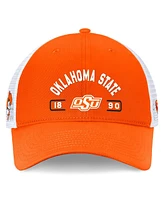 Top of the World Men's Orange/White Oklahoma State Cowboys Free Kick Trucker Adjustable Hat