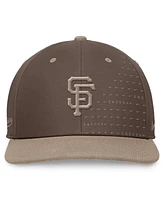 Nike Men's Brown San Francisco Giants Statement Ironstone Pro Performance Snapback Hat