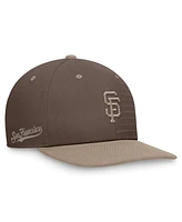 Nike Men's Brown San Francisco Giants Statement Ironstone Pro Performance Snapback Hat