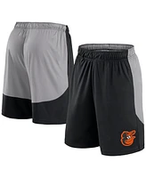 Fanatics Men's Black/Gray Baltimore Orioles Go Hard Shorts