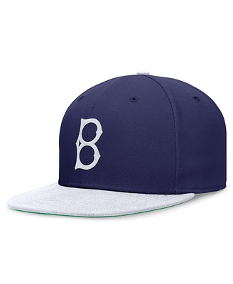 Nike Men's Royal/White Brooklyn Dodgers Rewind Cooperstown True Performance Fitted Hat