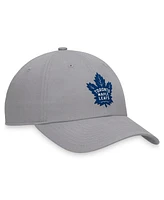 Fanatics Men's Gray Toronto Maple Leafs Extra Time Adjustable Hat