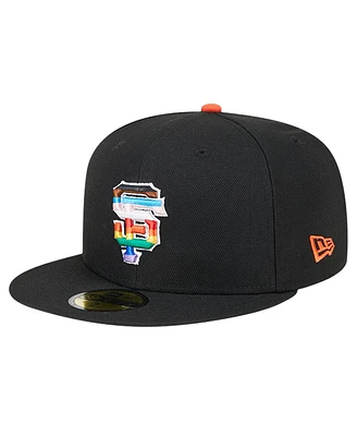 New Era Men's Black San Francisco Giants 2024 Pride on Field 59FIFTY Fitted Hat