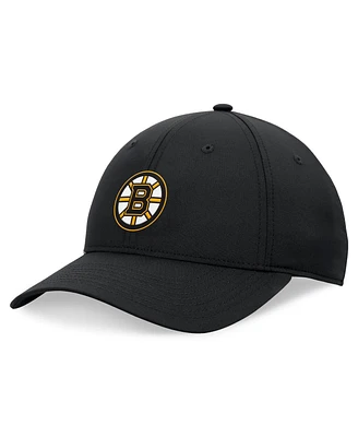 Fanatics Signature Men's Black Boston Bruins Front Office Ripstop Adjustable Hat