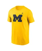 Jordan Men's Michigan Wolverines Primetime Evergreen Logo T-Shirt