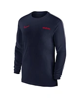 Nike Men's Navy Arizona Wildcats 2024 Sideline Coach Uv Performance Long Sleeve T-Shirt