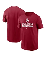 Jordan Men's Crimson Oklahoma Sooners Football T-Shirt