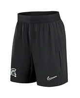 Nike Men's Black Michigan State Spartans 2024 Sideline Performance Shorts