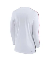 Nike Men's Alabama Crimson Tide 2024 Sideline Coach Uv Performance Long Sleeve T-Shirt