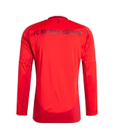 Adidas Men's Red Bayern Munich 2024/25 Home Replica Long Sleeve Blank Jersey