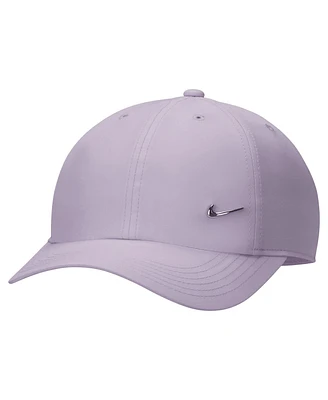 Nike Big Boy's and Girl's Lavender Metal Swoosh Performance Adjustable Hat