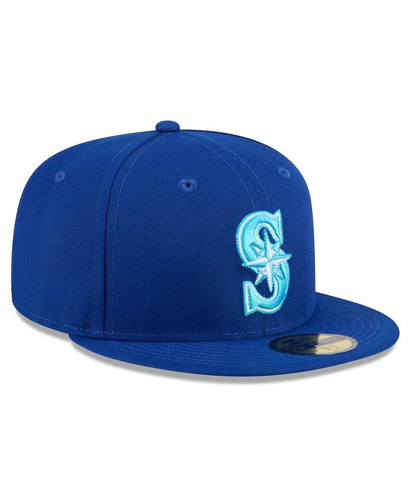 New Era Men's Royal Seattle Mariners 2024 Father's Day 59FIFTY Fitted Hat