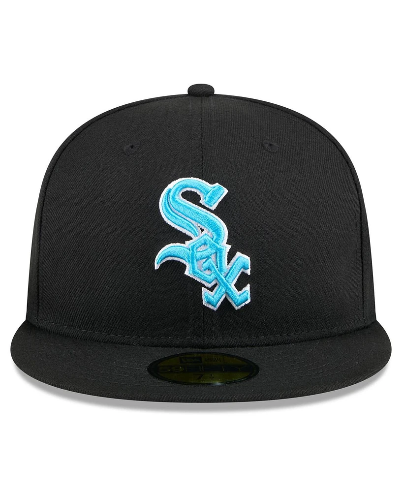 New Era Men's Black Chicago White Sox 2024 Father's Day 59FIFTY Fitted Hat