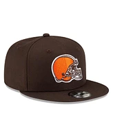 New Era Men's Brown Cleveland Browns Basic 9FIFTY Snapback Hat