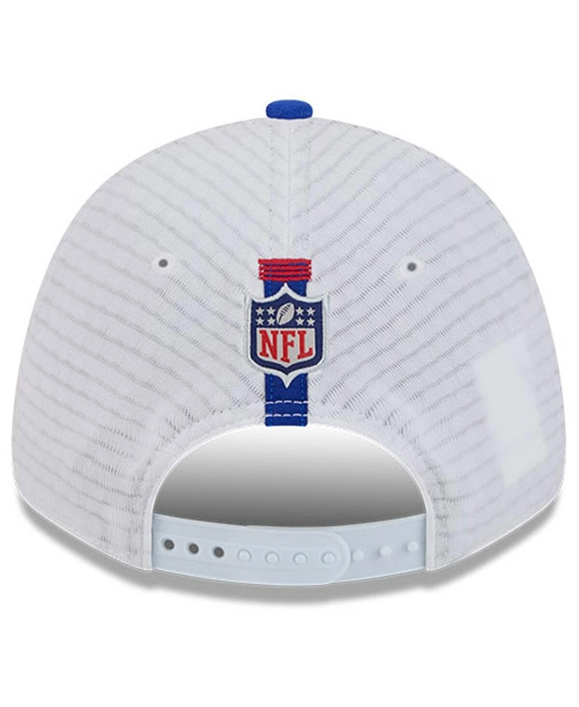 New Era Men's White/Royal Buffalo Bills 2024 Nfl Training Camp 9FORTY Adjustable Hat