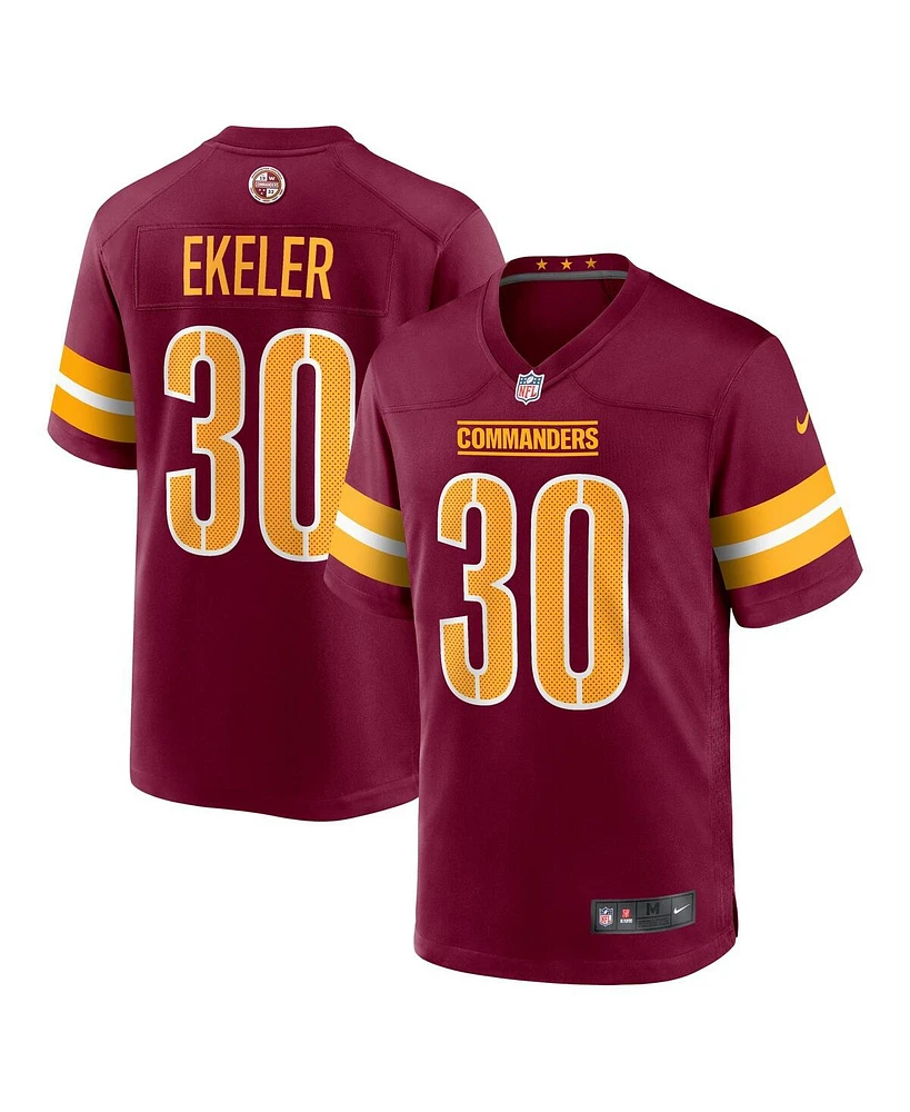 Nike Men's Austin Ekeler Burgundy Washington Commanders Game Player Jersey