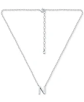 Giani Bernini Initial N Pendant Necklace in Sterling Silver, 16" + 2" extender, Created for Macy's