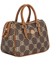 Giani Bernini Monogram Signature Dip Small Satchel