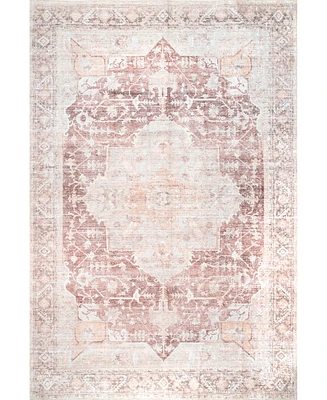 Nuloom Aurora Rosa 6'x6' Square Area Rug