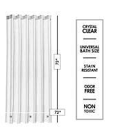 Clara Clark Heavy Duty 5G Thick, Soap & Scum Resistant Shower Curtain Liner