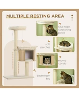 Streamdale Furniture Ultimate Cat Paradise Hideaway, Scratchers, Toy, Cushions