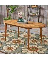 Acacia Wood Outdoor Dining Table - Seats 4