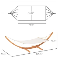 Extra-Large Outdoor Boho Hammock with Stand for Ultimate Relaxation