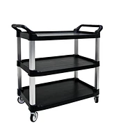 Streamdale Furniture Three-layer thickened plastic mobile tool cart