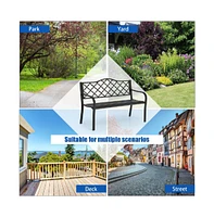 Slickblue 50 Inch Patio Garden Bench Loveseats