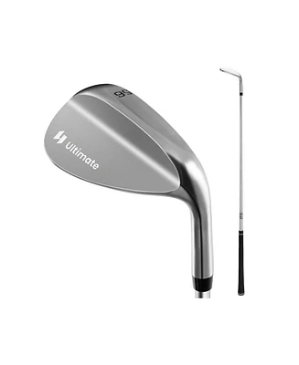 Slickblue Golf Sand Wedge 60 Degree Gap Lob Wedge with Grooves Right Handed-60 Degrees